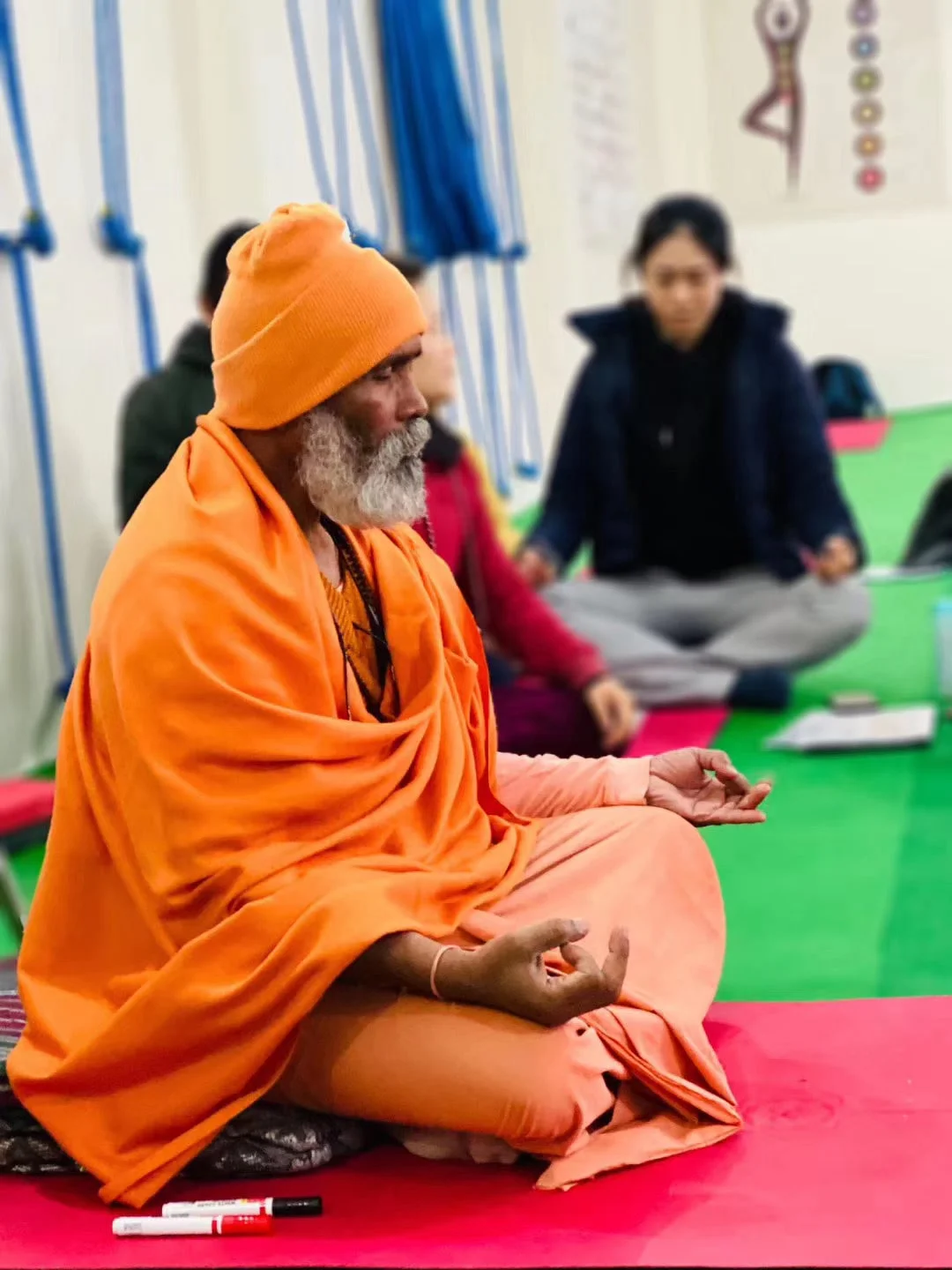 Meditation Session with Senior Yoga Teacher at Happy Yoga International Meditation Session with Senior Yoga Teacher at Happy Yoga International